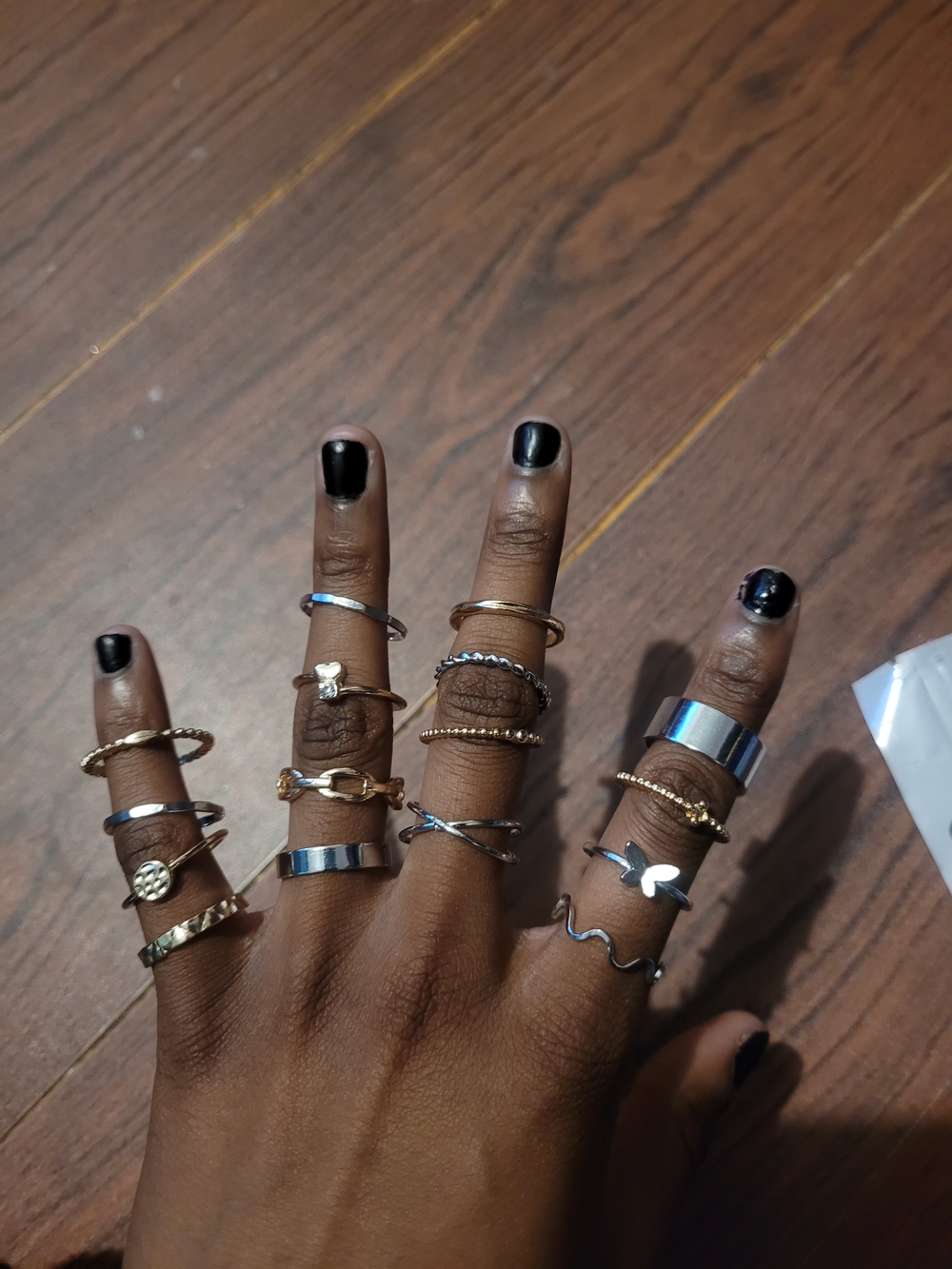 Mixed Metal Stackable Women’s Rings - Gold & Silver